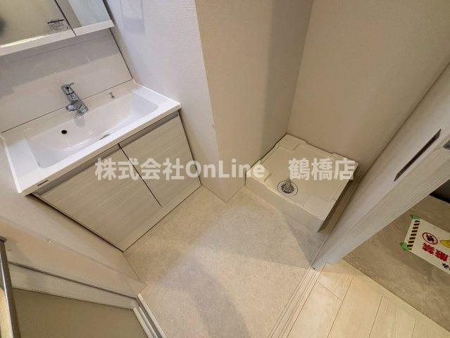 スプランディッド玉造の洗面所