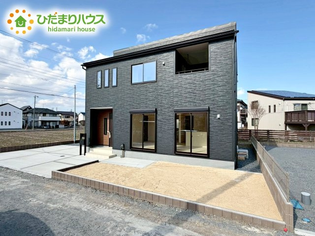 【外観】 | ひたちなか足崎20期　新築戸建　1号棟 | 平日・お仕事終わりに少しだけみたい！そんな方も大歓迎です♪お気軽にお問合せください