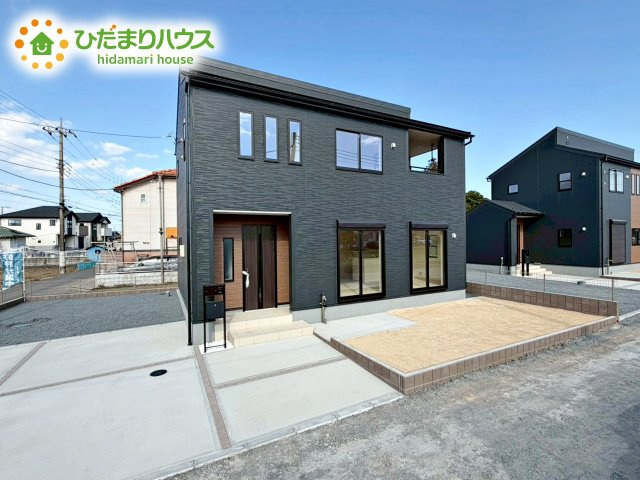 【外観】 | ひたちなか足崎20期　新築戸建　1号棟 | 南向きで日当たり良好(^^♪