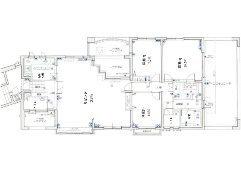 AcityヒルズアーバンⅡ番館の間取り