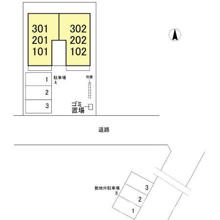アネシス駅南の区画図