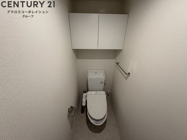ゆったり落ち着けるトイレです