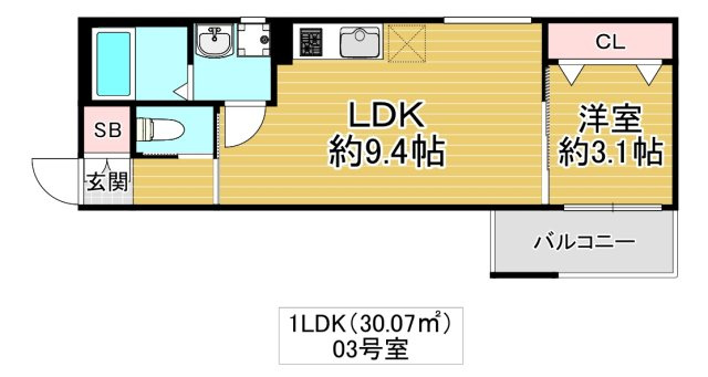 大阪市鶴見区今津北４丁目のアパートの間取り