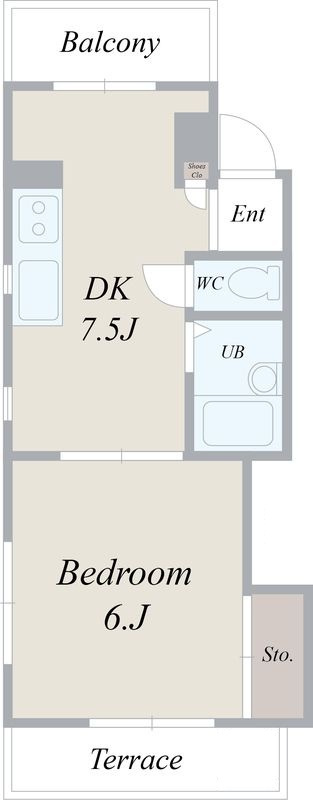 バロール上板橋の間取り|間取りです。