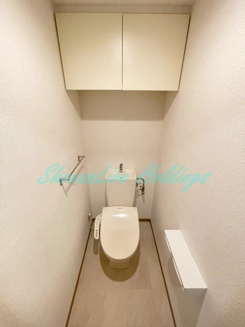 藤沢市善行１丁目の賃貸マンションのトイレ|清潔感のあるトイレです