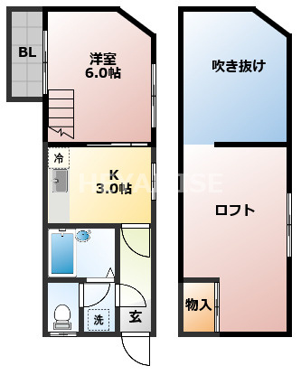 グリーングラス城栄の間取り