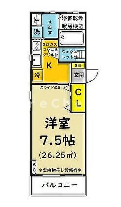 メゾンドシエルの間取り