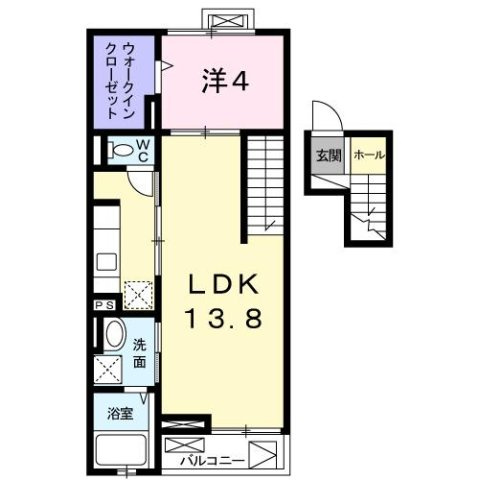 レジデンス斑鳩の間取り