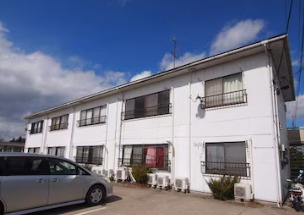 郡山市　一棟アパートの外観