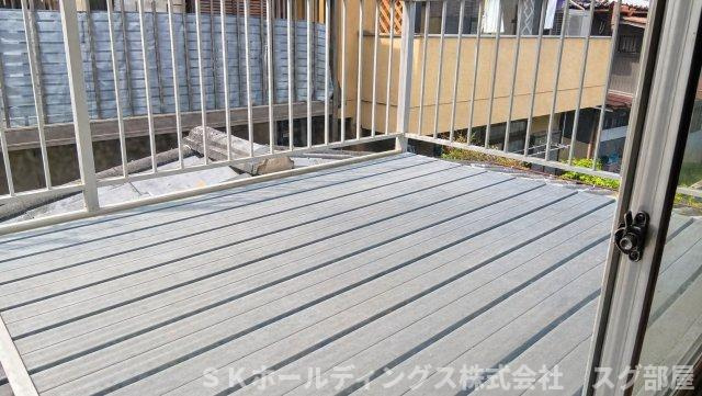 福知山天田（南岡町）戸建て賃貸のバルコニー