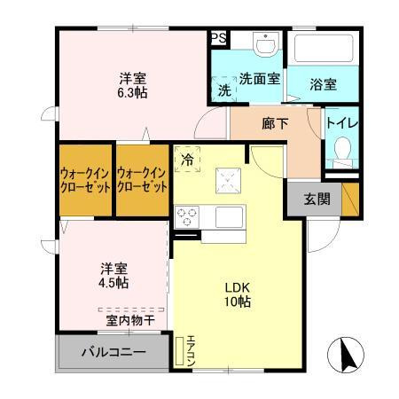 バリスサイト　Ｆの間取り