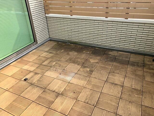 南花島戸建のバルコニー
