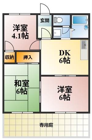 ルネパーク岸和田の間取り