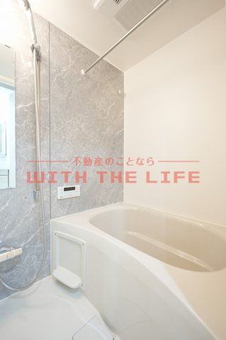 THE NOBLES 花畑【キャッシュバック対象】の浴室|日々の疲れを癒すお風呂付です
