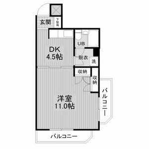 ステープル六供の間取り
