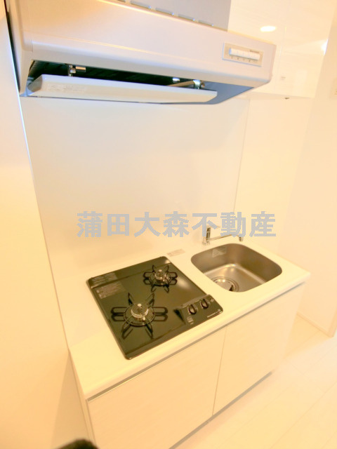 プレール・ドゥーク大森町のキッチン|2口ガスシステムキッチン