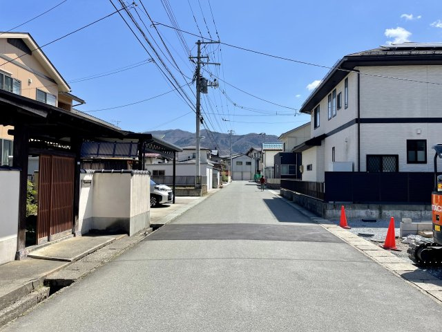 【前面道路含む現地写真】 | 【新築分譲住宅～GRAFARE～】山形市花楯　4期　全３棟