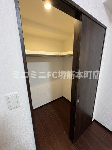 大阪市中央区農人橋３丁目の賃貸マンションの収納