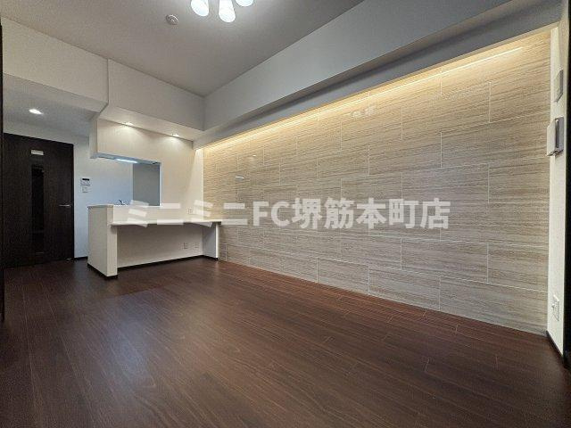 大阪市中央区農人橋３丁目の賃貸マンションの居間・リビング