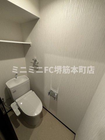 大阪市中央区農人橋３丁目の賃貸マンションのトイレ