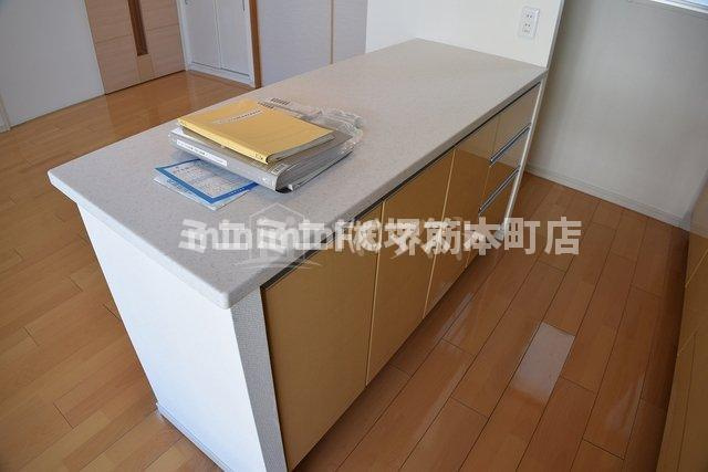 大阪市中央区日本橋２丁目の賃貸マンションのキッチン