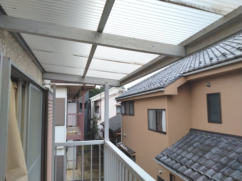 フジハイツのバルコニー