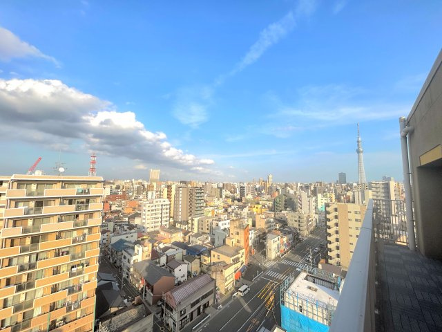 ライジングプレイス浅草弐番館の展望