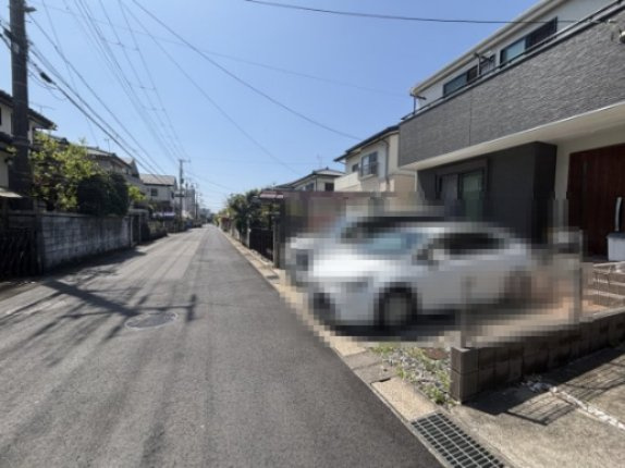 幅員6ｍの前面道路です