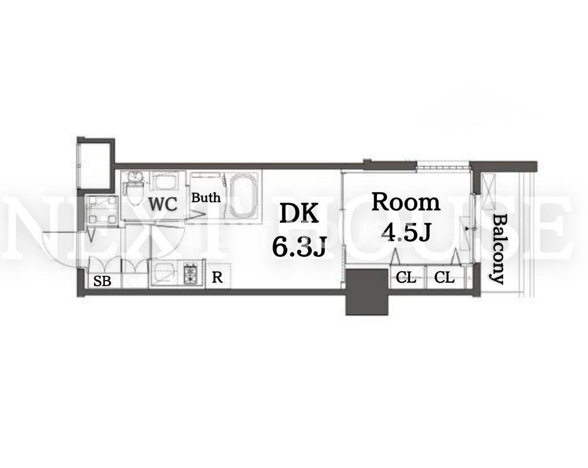 TLRレジデンス本町WESTの間取り