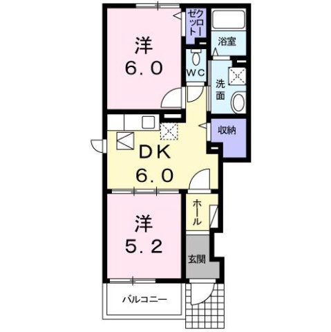【間取り】 | サン・アージュ　Ⅱ