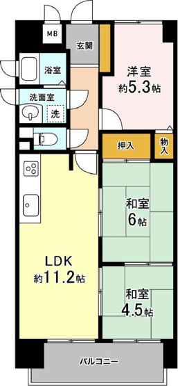 【間取り】 | エクセレント米子