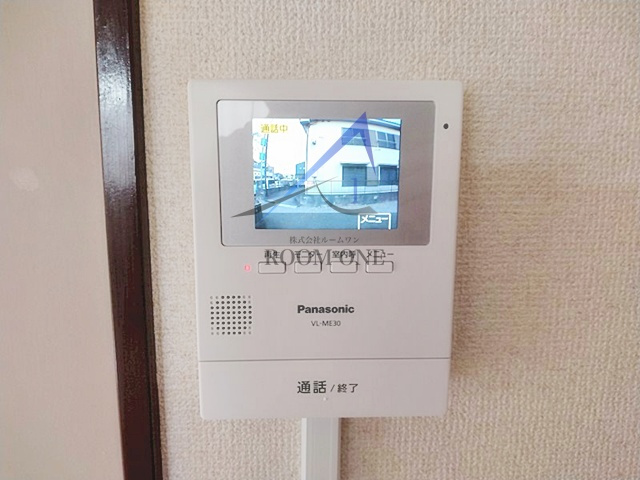 フジハイツのセキュリティ|モニター付きインターホンです。