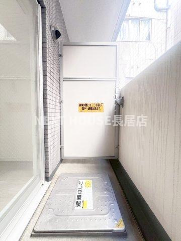 南堀江プライマリーワンのバルコニー