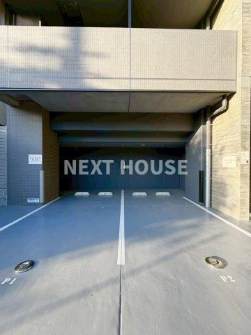 ジオエント福島野田レジデンスの駐車場