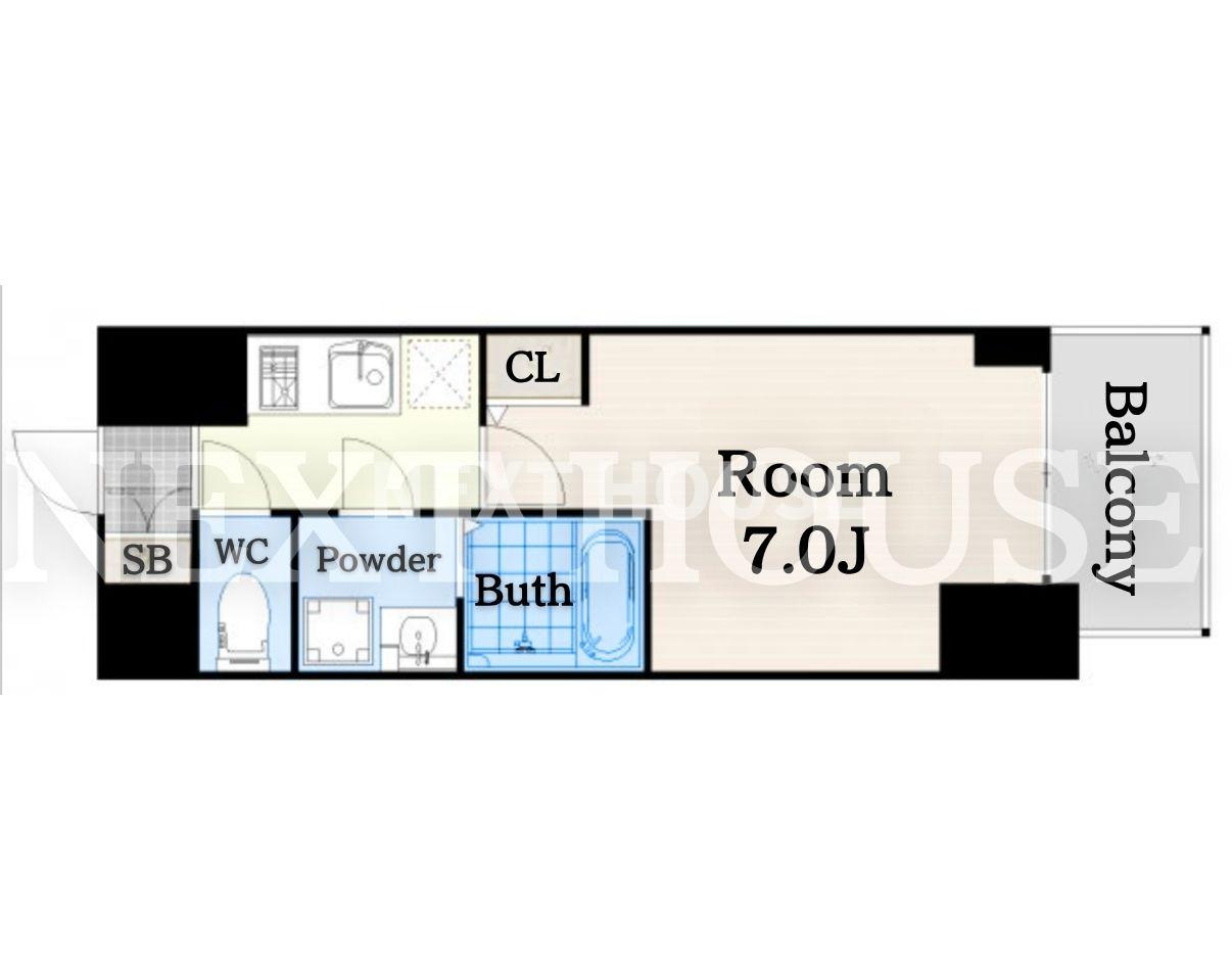 S-RESIDENCE福島Alovitaの間取り