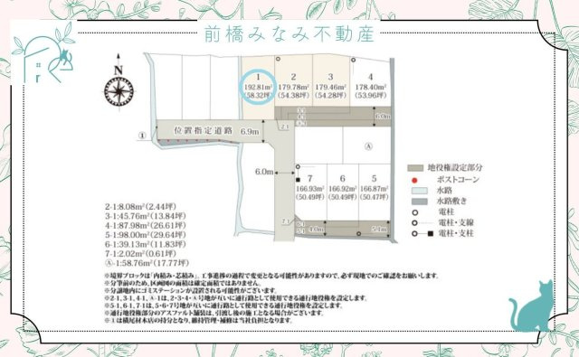 【新築】前橋市箱田町第9期　１号棟(全７棟)　ワイウッドコート　新築建売分譲