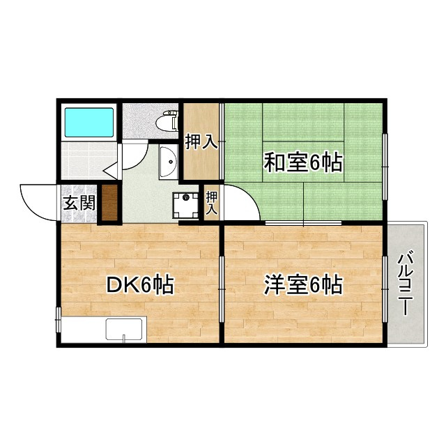 タウニィー栄の間取り