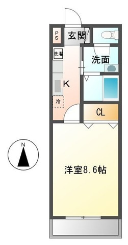 【間取り】 | パルジェ紘 | 間取図