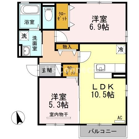 【間取り】 | フロレスタⅠ