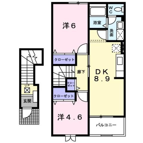 サンルーランの間取り