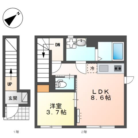 ESPOIR　HILLSの間取り