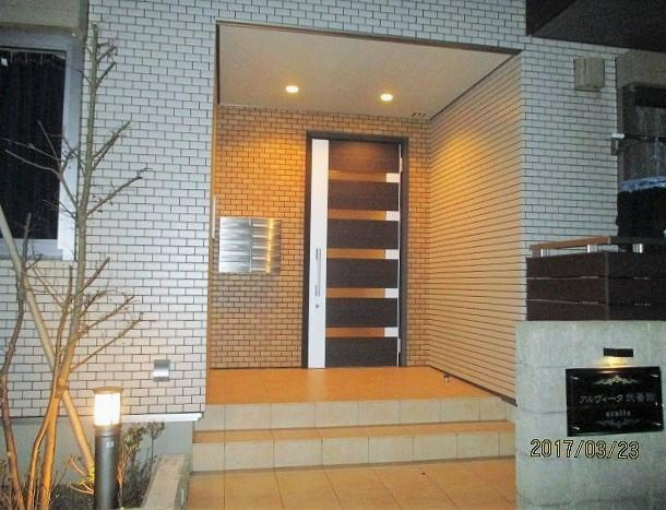 アルヴィータ弐番館のエントランス