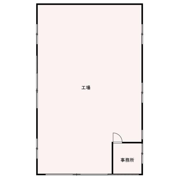 有田市宮崎町　倉庫の間取り