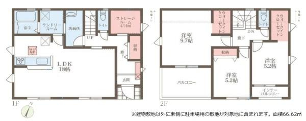 リーブルガーデン帝塚山 ／新築一戸建の間取り