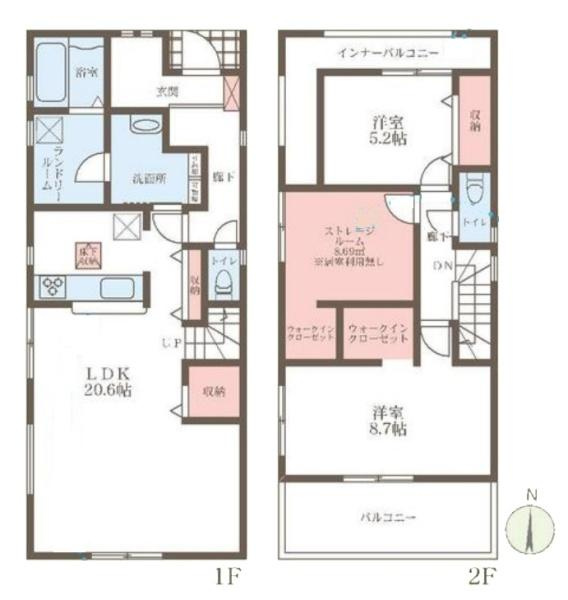リーブルガーデン芝辻町 １号棟 ／新築一戸建の間取り