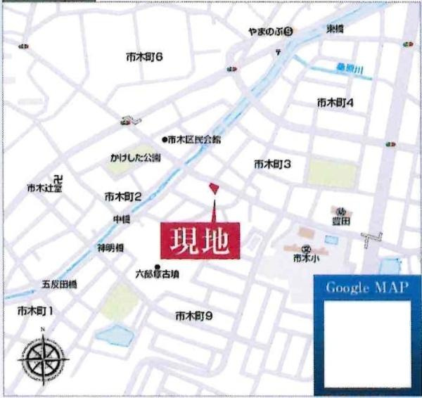 豊田市市木町　全2棟・2号棟のその他|交通アクセス図です。