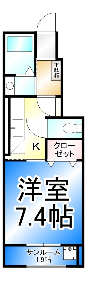 ツインズまつ木の間取り
