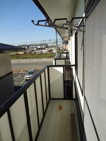コーポシャインⅡのバルコニー