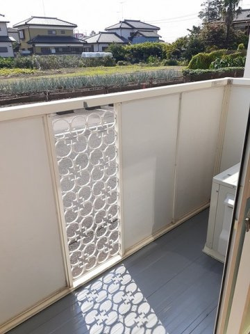 エルディム青木のバルコニー