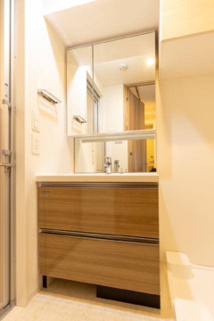 グレイスリヴィエール東京八丁堀の洗面所|※写真は同タイプ住戸です。